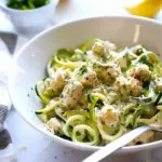 Zucchini Noodle Chicken Alfredo