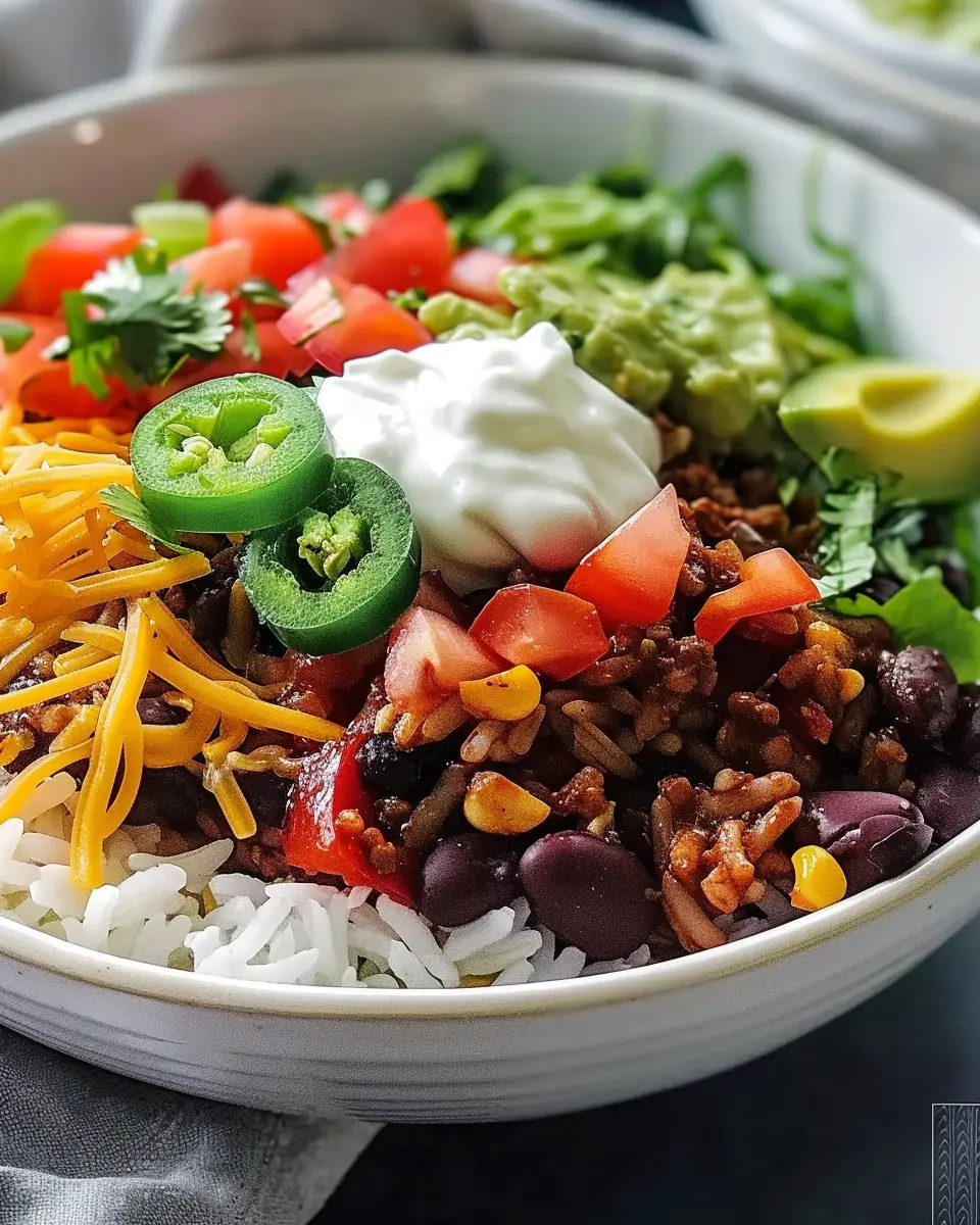 Taco Rice Bowl: Easy and Delicious Turkey Bacon Delight