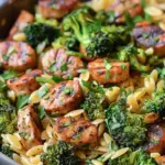 Chicken Sausage Broccoli Orzo