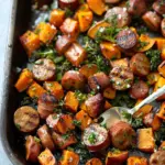 Honey Garlic Sausage Sweet Potatoes