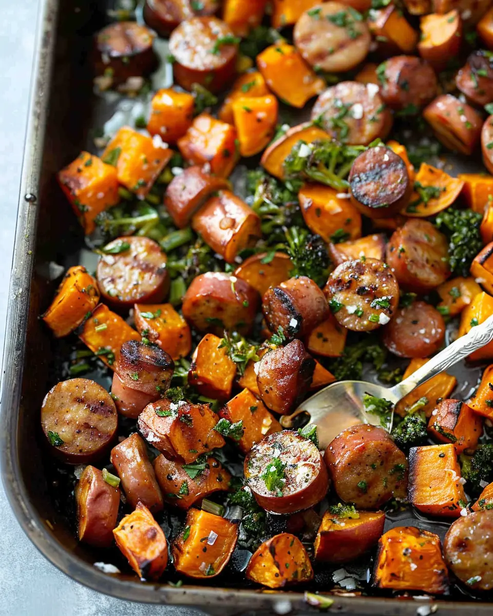 Honey Garlic Sausage Sweet Potatoes: A Quick Indulgent Delight