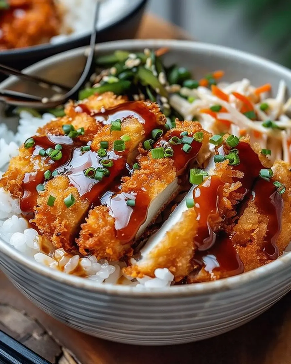 Japanese Katsu Bowls with Tonkatsu Sauce: Easy Indulgence at Home