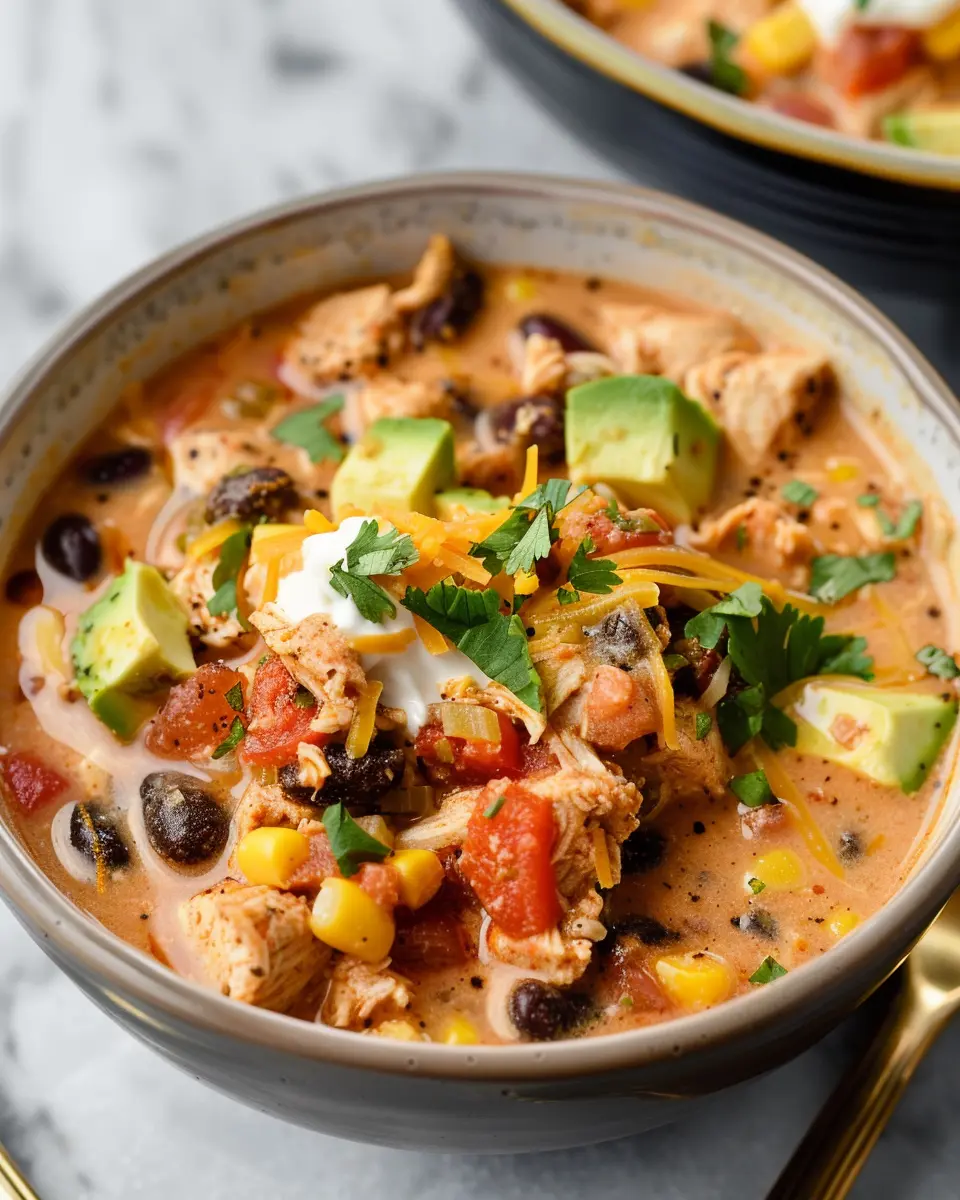 Easy Chicken Taco Soup: A Comforting Bowl of Flavorful Goodness