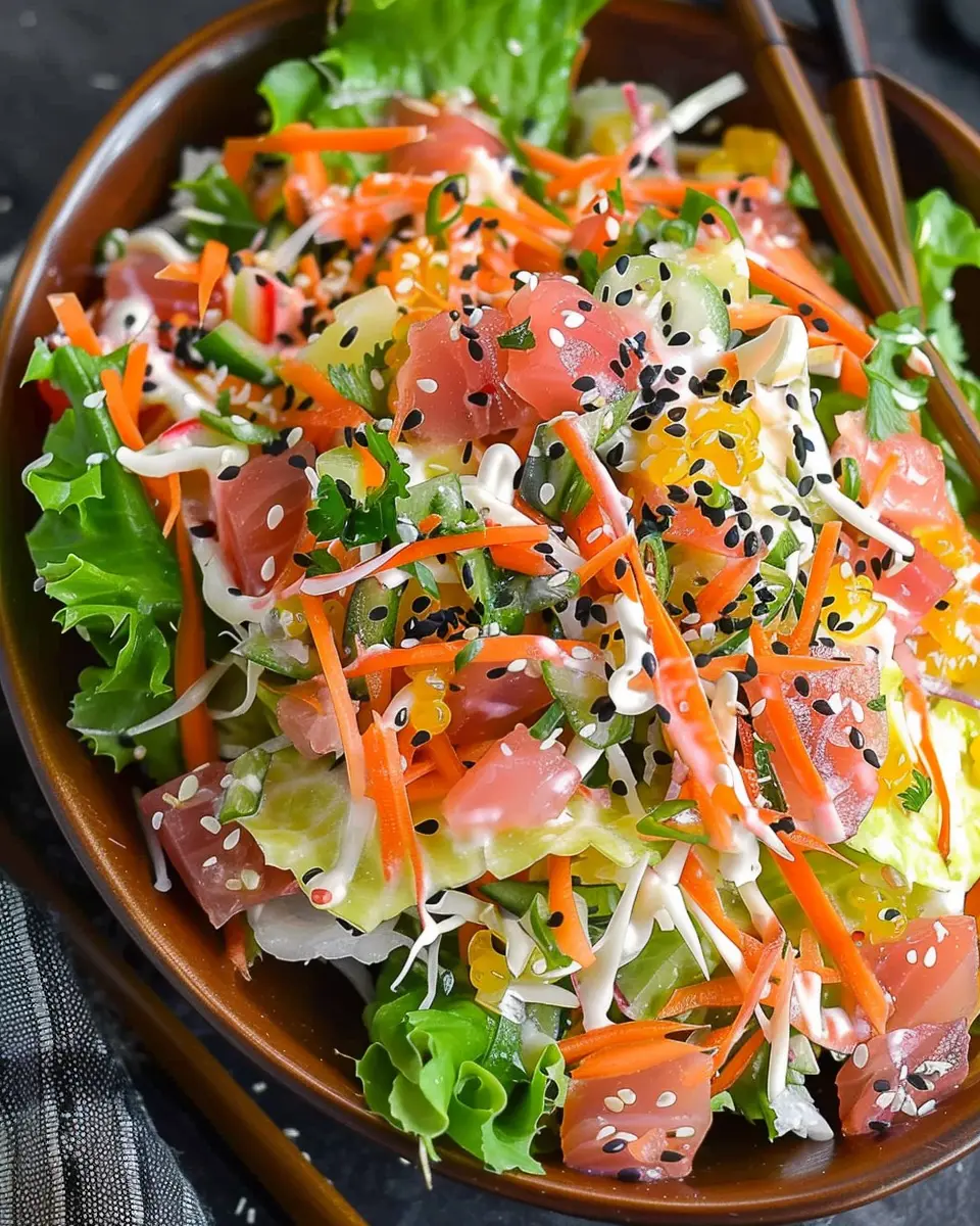 Japanese Kani Side Salad: A Refreshingly Easy Twist for Home Chefs