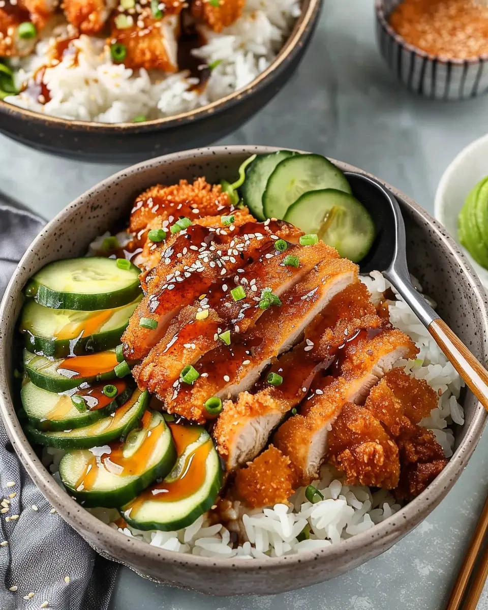 Chicken Katsu Rice Bowls: Easy Homemade Delight for Everyone