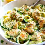 Creamy Zucchini Chicken Alfredo