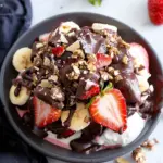 Chocolate Strawberry Banana Yogurt Clusters