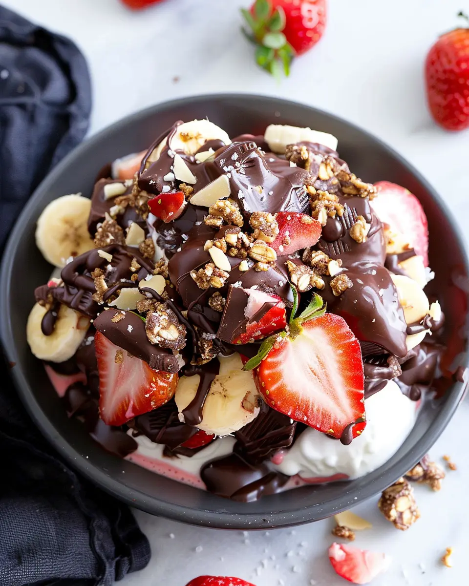 Chocolate Strawberry Banana Yogurt Clusters: A Joyful Treat for Everyone