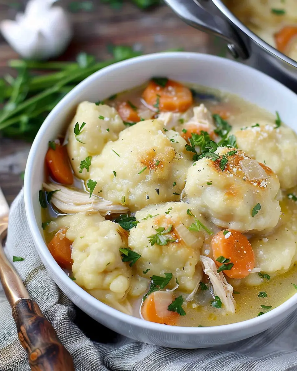 Easy Chicken and Dumplings from Scratch: A Cozy Comfort Food Delight