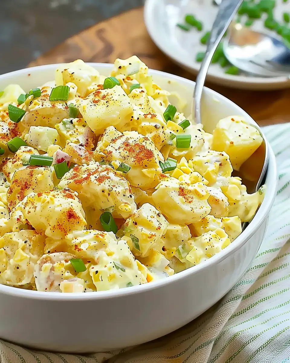 Southern Potato Salad: The Best Creamy Twist with Turkey Bacon