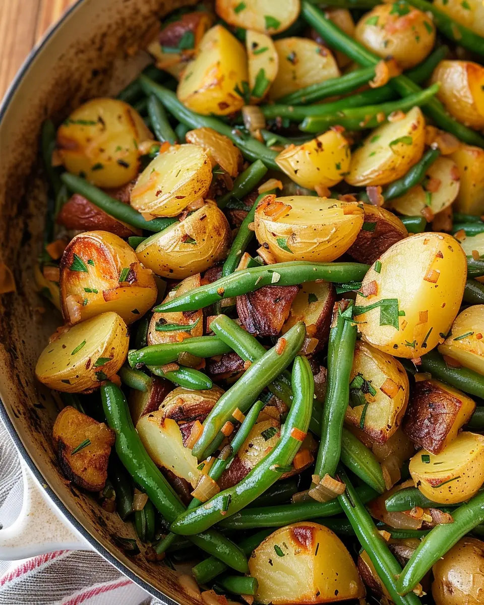 Country Ranch Potatoes and Green Beans: A Simple Comfort Recipe