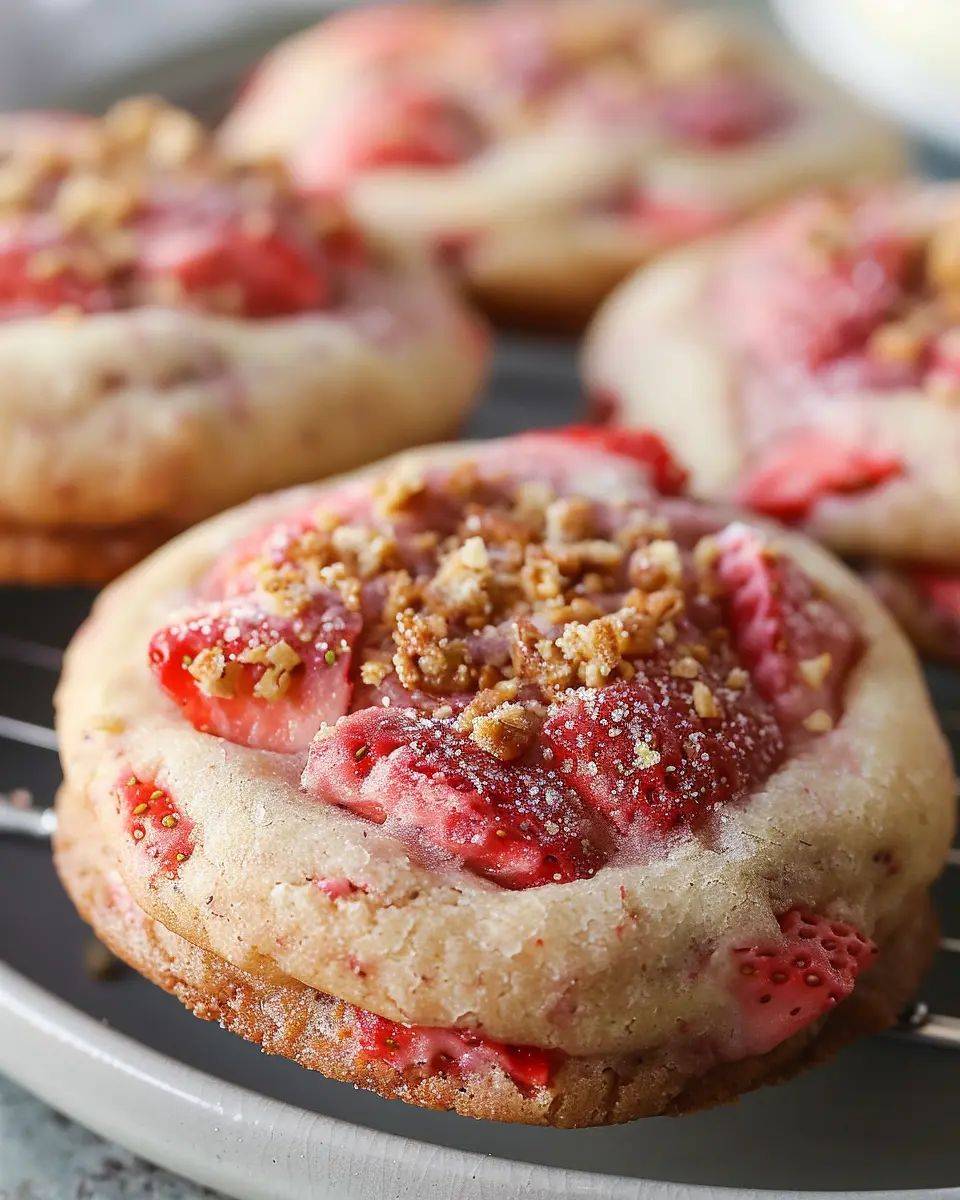 Easy Strawberry Crunch Cookies: The Best Treat for Sweet Moments