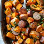 Honey Garlic Sausage Sweet Potatoes