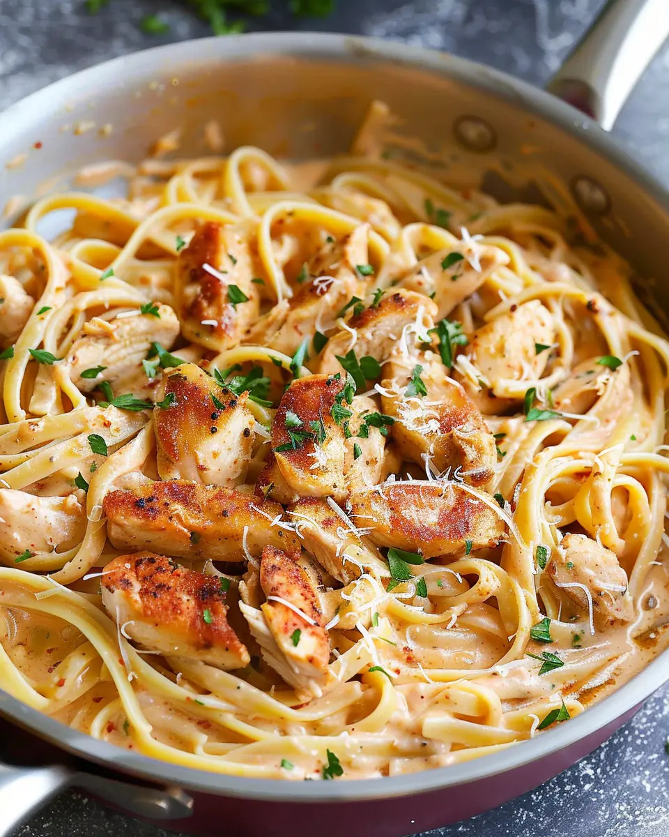 Creamy Cajun Chicken Pasta: Indulgent Flavor with Turkey Bacon