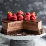 Triple Chocolate Mousse Cake