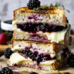 Blackberry Balsamic and Brie Grilled Cheese
