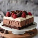 Triple Chocolate Mousse Cake