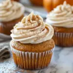 Pumpkin Cupcakes with Cinnamon Cream Cheese Frosting