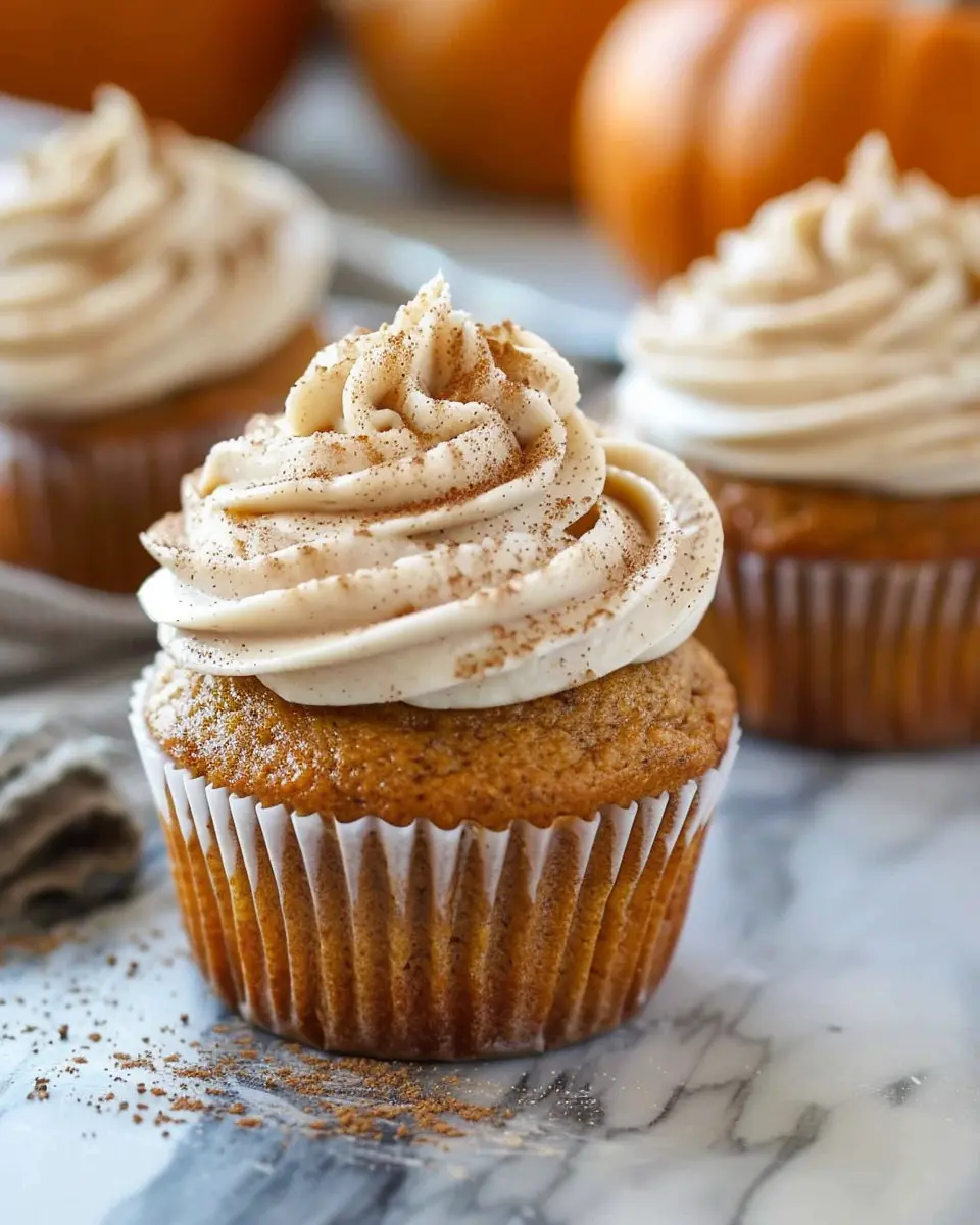 Pumpkin Cupcakes: Indulgent Treats with Cinnamon Cream Cheese Frosting