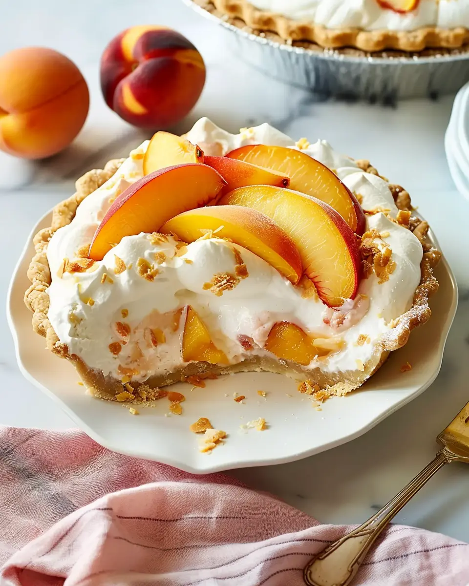 Peach Chiffon Pie: Easy, Light, and Irresistibly Delicious Dessert