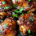 Glazed Soy Sauce Brown Sugar Chicken Thighs