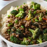 Ground Beef and Broccoli