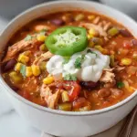 Quick Chicken Taco Soup