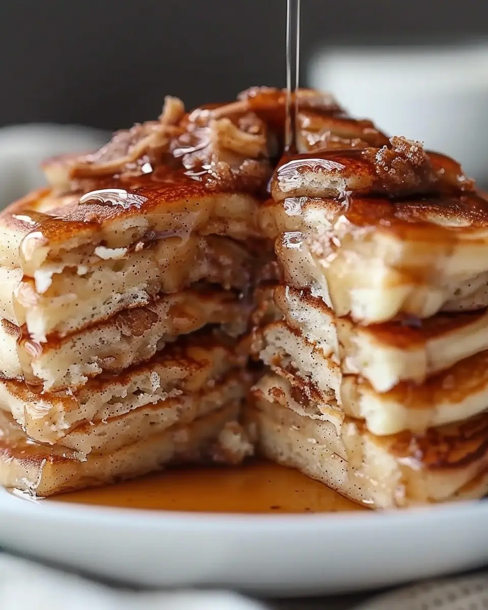 Cinnamon Roll Pancakes Recipe: Indulgent Brunch with Turkey Bacon