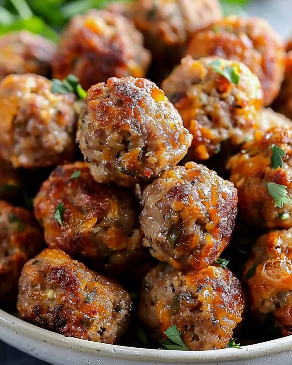 Bisquick Sausage Balls with Turkey Bacon: The Easy Snack You’ll Love