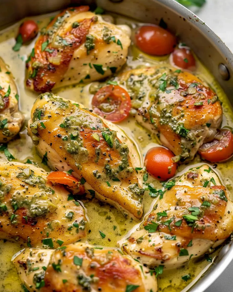 Creamy Pesto Chicken: Easy Recipe for Flavorful Homemade Delight