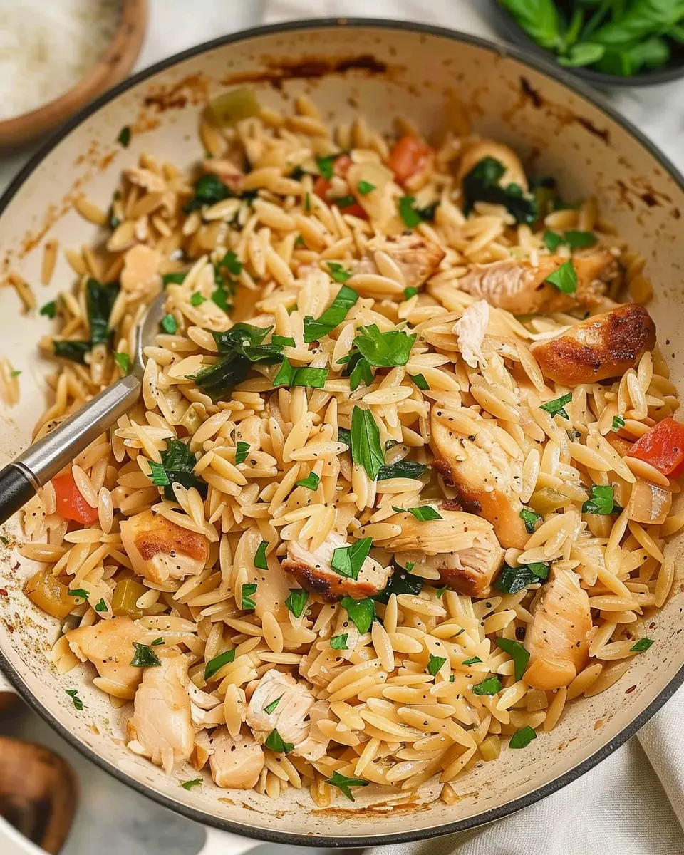 One Pot Chicken Orzo: Easy and Delicious Weeknight Meal