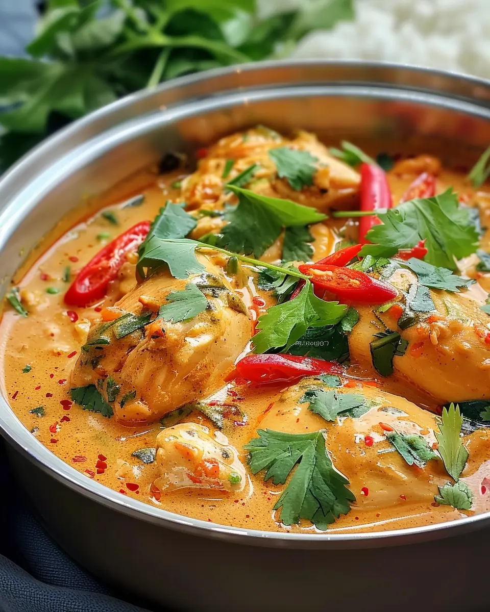Easy Thai Red Curry Chicken: A Flavorful Homemade Delight