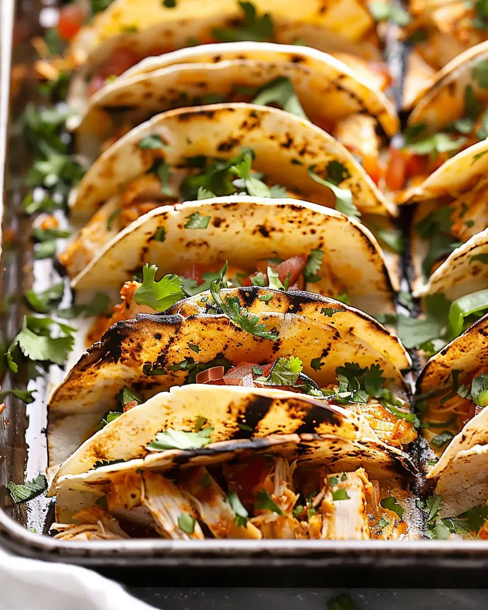 20 Minute Mini Baked Chicken Tacos with Turkey Bacon Delight