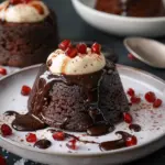 Molten Lava Cakes With POM Glaze