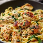Healthy Garlic Parmesan Chicken Pasta
