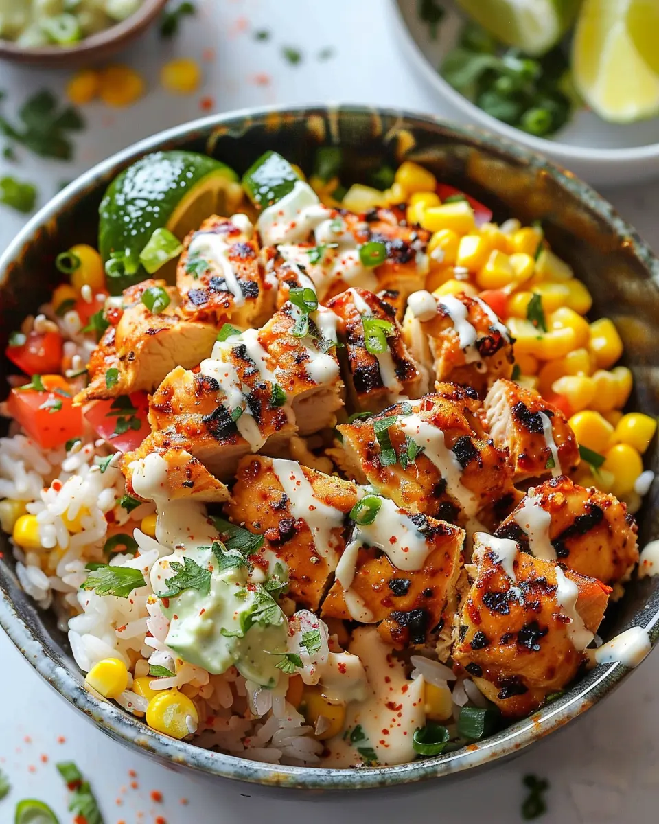 Street Corn Chicken Rice Bowl: The Best Comfort Food Delight