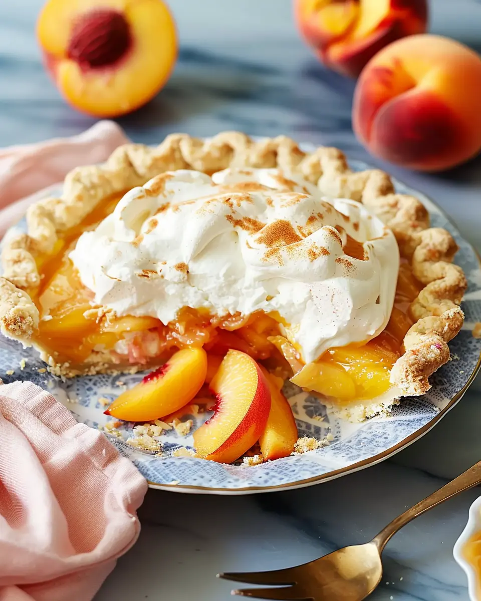 Peach Chiffon Pie: A Refreshingly Easy Dessert for Home Bakers