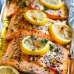 Sheet Pan Lemon Garlic Butter Salmon