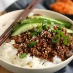 Delicious Korean Ground Beef Bowl