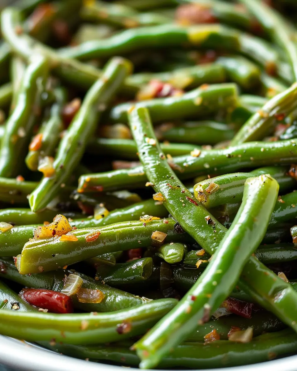 Crockpot Green Beans Recipe: Easy and Flavorful with Turkey Bacon