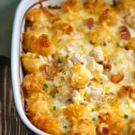 Cracked Out Chicken Tater Tot Casserole