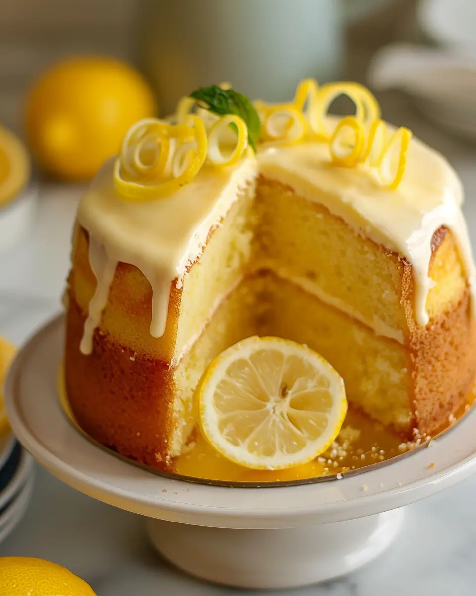 A Lemon Cake To Die For: Indulgent Flavor in Every Slice
