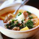 Sausage, Potato, and Kale Soup