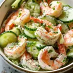 Creamy Cucumber Shrimp Salad