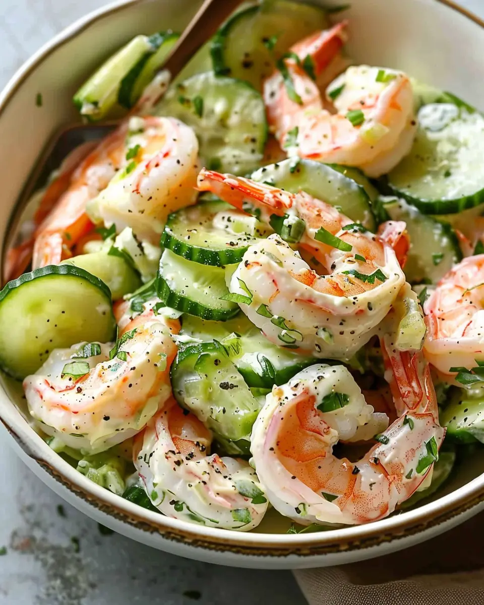 Creamy Cucumber Shrimp Salad: The Best Easy Fresh Twist