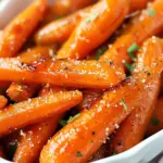 Slow Cooker Maple & Brown Sugar Glazed Carrots