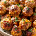 Rotel Cream Cheese Sausage Balls