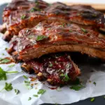 Easy Crockpot Honey Garlic Soy Spareribs