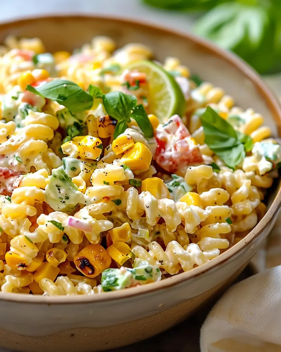 Creamy Street Corn Pasta Salad: The Best Easy Summer Dish