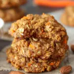 Healthy Carrot Cake Oatmeal Cookies